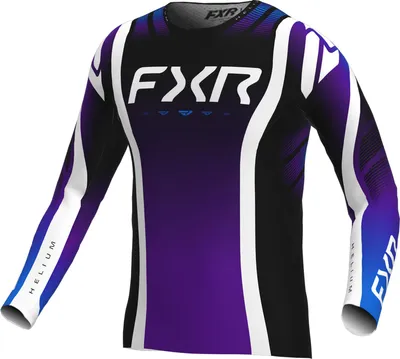 Obrázok produktu pre Motokrosové tričko FXR Helium Infinity, čierno-bielo-fialové, M
