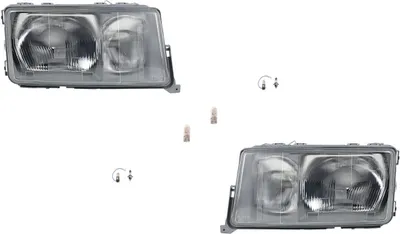 Produktbild von Johns, Scheinwerfer Halogen Front passend für Mercedes W201 82-93 Leuchtmittel Satz L R 2018207561 2018207961 2018200161 A2018200161 A2018207561 20182