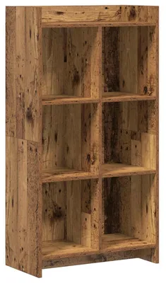 Image de Étagère vidaXL en bois recyclé 59 x 30 x 111 cm, aggloméré
