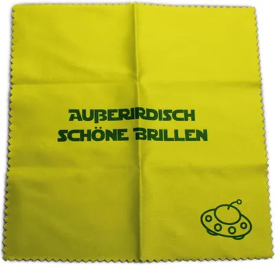 Produktbild von Mikrofasertuch "Außeridrisch schöne Brillen"