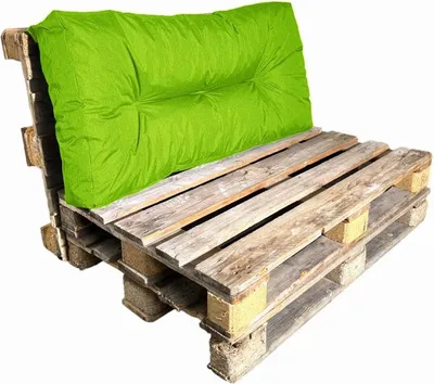 Image de Coussin Palette en polyester BANANAIR 120x60 cm Vert