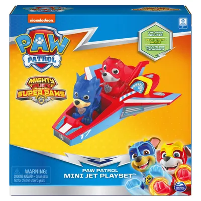 Image de Avion De La Patrouille Des Chiots Avec Figurines Chase Et Marshall
