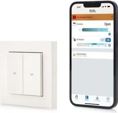Image de Eve Shutter Switch Smarte Rollladensteuerung, Wandschalter (10ECI1701)