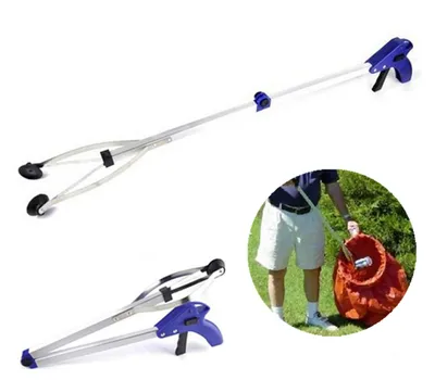 Imagen del producto de Pinza de agarre 83 cm - Plegable - Antideslizante - Ultraleve - Aleación de aluminio - Recogedor de basura