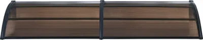Produktbild von Vordach ’Mellerud’ Polycarbonat 300 x 100 cm Schwarz/Braun