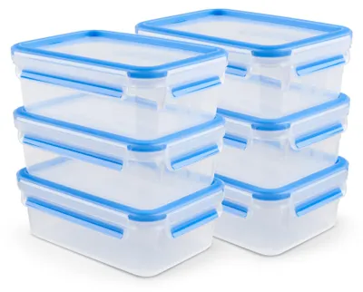 Productafbeelding van EMSA Clip & Close, set van 6 voedselbewaarcontainers