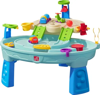 Produktbild von Step2 Ball Buddies Wasserspieltisch mit Bällen | Wassertisch mit 23-teiligem Zubehörset | Garten Wasser Spieltisch für Kinder oder Indoor Bälle Tisch