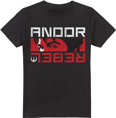 Image de Star Wars - T-shirt pour homme "Andor Rebel Spy" TV4202 (L) (Noir)