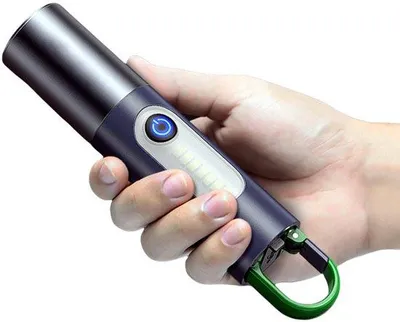 Produktbild von Miniatur-Laser-Lampe, multifunktional, draagbar, weiß, klein, für Camping
