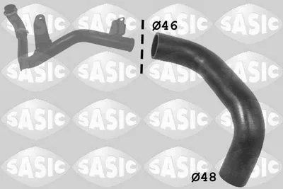 Produktbild von SASIC 3336012 Turbo Ladeluftschlauch für FORD FOCUS III Turnier Focus II Schrägheck (DA, HCP, DP) Focus II Kombi (DA, FFS, DS) FOCUS III für VOLVO V50