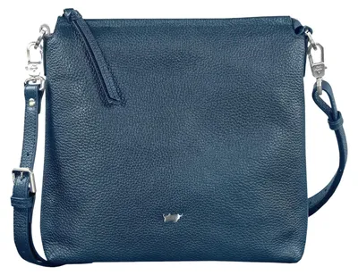 Immagine prodotto di Borsa a tracolla HANNA, modello M, blu, in pelle, per donna