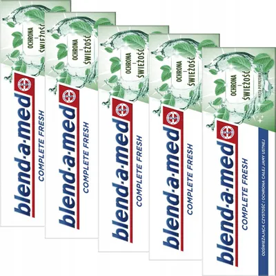 Produktbild von Blend-A-Med | Zahnpasta - Zahnpasta Komplett Frisch - 75 Ml - 5 Stück - Fluorid - Schutz - Frische