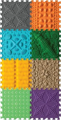 Imagen del producto de Alfombrilla sensorial para niños (diseño de cocodrilo)