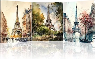 Productafbeelding van Stadsgezichten canvasprints, 30x40 cm. Moderne wanddecoratie