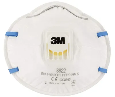 Produktbild von 3M 8822C3 Feinstaubmaske FFP2, mit Ventil   (Pck = 3 Stk), Standard Qualität