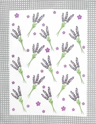 Immagine prodotto di Canovaccio, asciugamano da cucina, 100% cotone, con stampa Grecja Lavanda Grigio