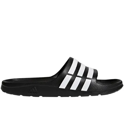 Produktbild von adidas Duramo Slide BLACK1/WHT/BLACK1 BLACK1/WHT/BLACK1 38