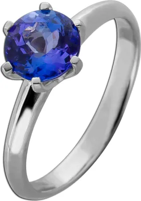 Produktbild von Tansanit Ring Platin 950 purple violett Edelstein 1.6ct  18