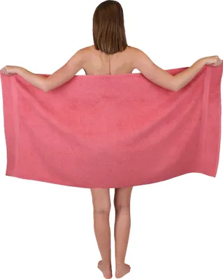 Produktbild von Betz Premium Duschtuch 70×140 cm – 100% Baumwolle 470 g/m², saugstark & weich, ® Farbe Himbeere