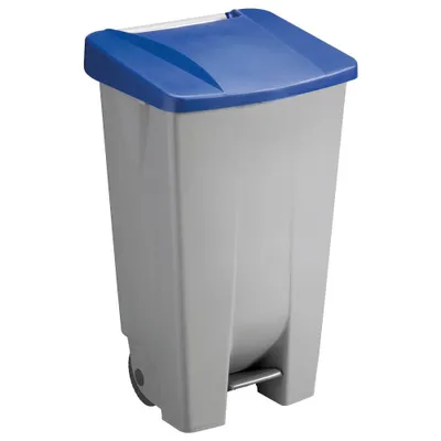 Produktbild von helit Mülleimer 120,0 l grau, blau