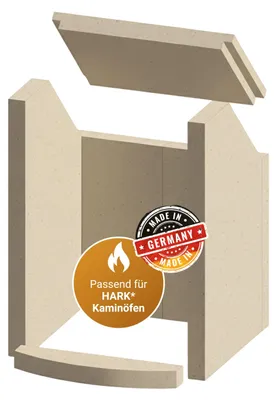 Produktbild von Feuerraumauskleidung 6-teilig passend für Hark** (Vermiculite)