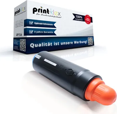 Produktbild von Print-Klex Alternative Tonerkartusche kompatibel für Canon imageRUNNER 7095 Printer imageRUNNER 7105 CEXV15 0387B002 C-EXV 15 CEXV 15 CEXV15 Black Schwarz - Office Pro Serie