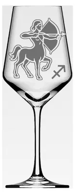Produktbild von Weinglas 350ml spülmaschinenfest elegantes Design für Weinliebhaber mit Gravur ideal für besondere Anlässe