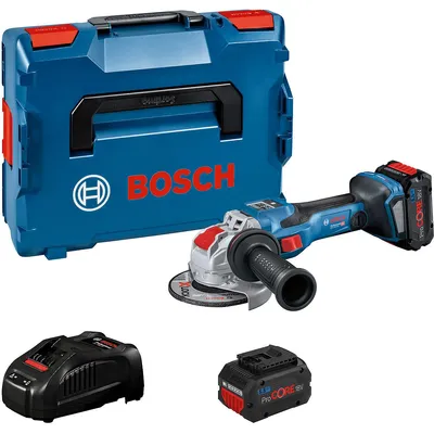 Obrázok produktu pre Bosch GWX 18V-15 C Professional, 9800 ot/min, 12,5 cm, Batérie, 5,5 Ah, 2,3 kg, Bezkartáčový motor