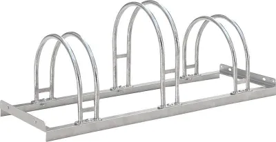 Zdjęcie produktu dla Stojak rowerowy Bogenparker 5053 | 3 koła po jednej stronie | B1050 mm