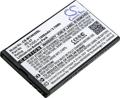 Produktbild von TECHTEK Akku Kompatibel mit [MyPhone] 6300 Ersetzt BS-07