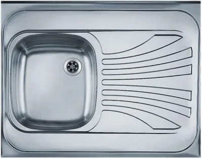 Produktbild von Alveus 1095618, Unterbauspüle, Rechteckig, Edelstahl, Edelstahl, 1 Becken, Rechteckig