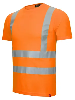 Produktbild von NITRAS MOTION TEX VIZ T-Shirt Kl. 2 Gr. 6XL hi-vis orange, 7008, Größe:M, Farbe:hi-vis orange