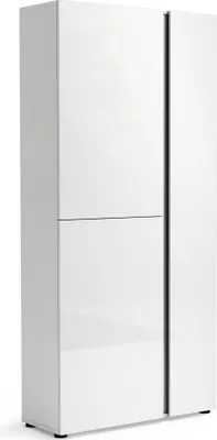 Produktbild von Schuhschrank >Atrium< in weiß, Holzwerkstoff - 91x196x34cm (BxHxT)
