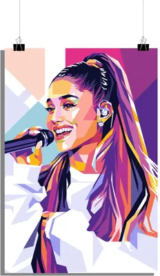 Produktbild von Ariana Grande Poster - Musik Poster - Superstar Poster - Pop-Ikone Poster - 51x71cm - Perfekt zum Einrahmen