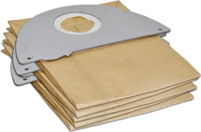 Produktbild von 5 Staubsaugerbeutel geeignet für Kärcher 6.904-167, K 2101, K 4000, A 2101, Hoover H33