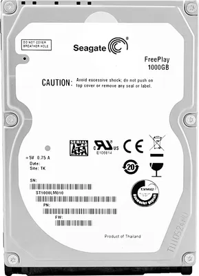 Image de Seagate ST1000LM010 1TB 16Mb Cache 5400Rpm Sata II 2,5" FreePlay