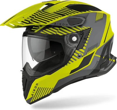 Zdjęcie produktu dla Kask motocrossowy Airoh Commander Boost, żółty matowy, S (55/56)