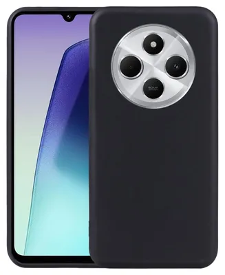 Obrázok produktu pre Pre Xiaomi Poco M7 5G Silicone TPU Protective Mobile Phone Case Flexible Thin Black