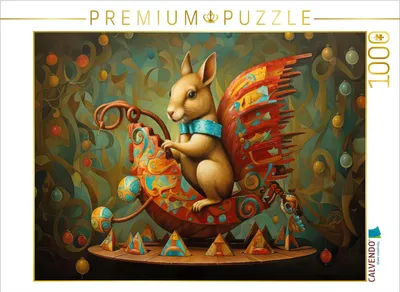 Produktbild von CALVENDO Puzzle Zirkuszauber mit Fantasie | 1000 Teile Lege-Größe 64x48cm Foto-Puzzle für glückliche Stunden