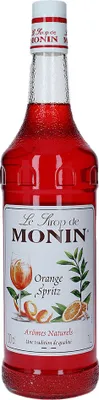 Produktbild von Monin Orange Spritz Sirup ideal für Cocktails mit natürlichem Aroma 1000ml