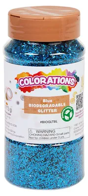 Produktbild von Colorations - Biologisch abbaubarer Glitzer Blau 113 g umweltfreundliches Basteln