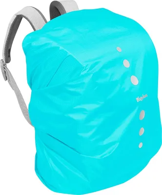 Produktbild von Regen Cover Rucksack Polyester 30-55 Liter Türkisgröße l