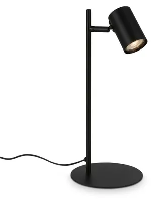 Produktbild von Tischleuchte Tischlampe Schreibtischlampe verstellbar 1xGU10 9W schwarz Briloner