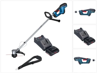 Obrázok produktu pre Bosch GRT 18V-33 Professional akumulátorová kosačka na trávu 18 V 330 mm bez kefiek + 1x akumulátor ProCORE 4,0 Ah + nabíjačka