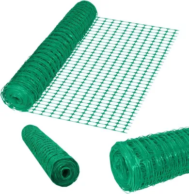 Produktbild von TRMLBE drôtené pletivo plot 100cm vysoký PE plastový drôt králik cuttable zelená myš plot ploty drôtené pletivo rôzne dĺžky, 30m
