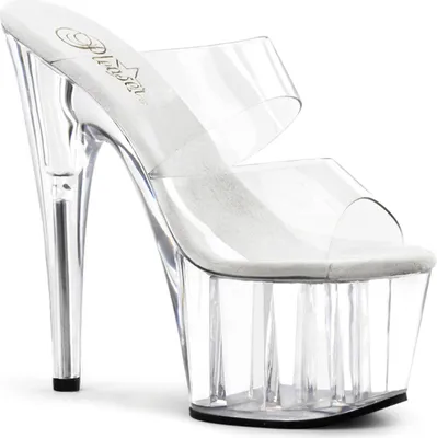 Produktbild von ADORE-702 Damen Boots von Pleaser, Transparent , EU 35, US 5