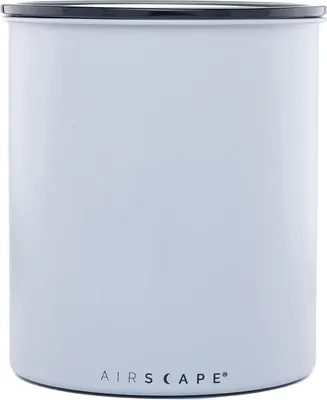 Produktbild von Airscape verzinkter Aromabehälter groß, Kaffeedose, Aufbewahrungdose, Stahl / Kunststoff, Grau Matt, AA2108