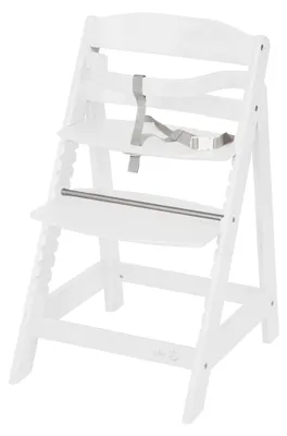 Produktbild von roba Treppenhochstuhl Sit Up III, mitwachsend vom Babyhochstuhl bis zum Jugendstuhl, Holz, weiß