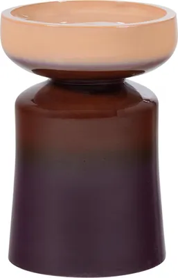 Produktbild von Tumo Dekorativer Beistelltisch Ø35x44 Cm Keramik Lila/Braun