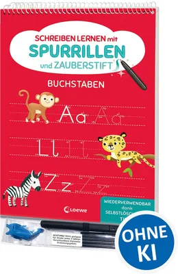 Produktbild von Schreiben lernen mit Spurrillen und Zauberstift - Buchstaben